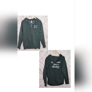 Advocate Like A Mother Zip Up Hooded Sweatshirt Jacket